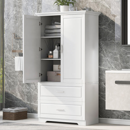 High Bathroom Storage Cabinet