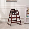 Wooden Double Solid Wood Feeding, Eat & Grow Portable High, Easy To Clean Baby Booster Chair In Maho