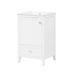 Bathroom Vanity With Sink, Bathroom Cabinet With Soft Closing Door, Storage Rack And A Drawer