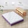 Full Mattress, 12 Inch Hybrid Full Mattress, Full Size Mattress In A Box, Plush Foam Mattress With Individually Pocketed Coils, Motion Isolation For Pressure Relief, Medium Soft