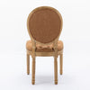 French Style Solid Wood Frame Antique Painting,Hand-pulled Buckle Decoration PU Artificial Leather D
