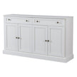 TREXM Kitchen Sideboard Buffet With 2 Drawers & 4 Doors Adjustable Shelves
