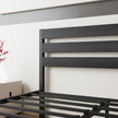 Queen Size Platform Bed Frame With Wooden Headboard, Under Bed Storage, Non-Slip, Noise Free, Easy Assembly, Black
