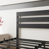 Queen Size Platform Bed Frame With Wooden Headboard, Under Bed Storage, Non-Slip, Noise Free, Easy Assembly, Black