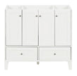 36'' Bathroom Vanity Without Countertop,Solid Wood Frame Bathroom Storage Cabinet Only, Freestanding Vanity With 4 Soft Closing Doors& 2 Drawers