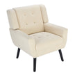 Modern Soft Teddy Material Ergonomics Accent Chair Living Room Chair Bedroom Chair Home Chair With B