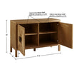 2-Door Accent Cabinet With Adjustable Shelves