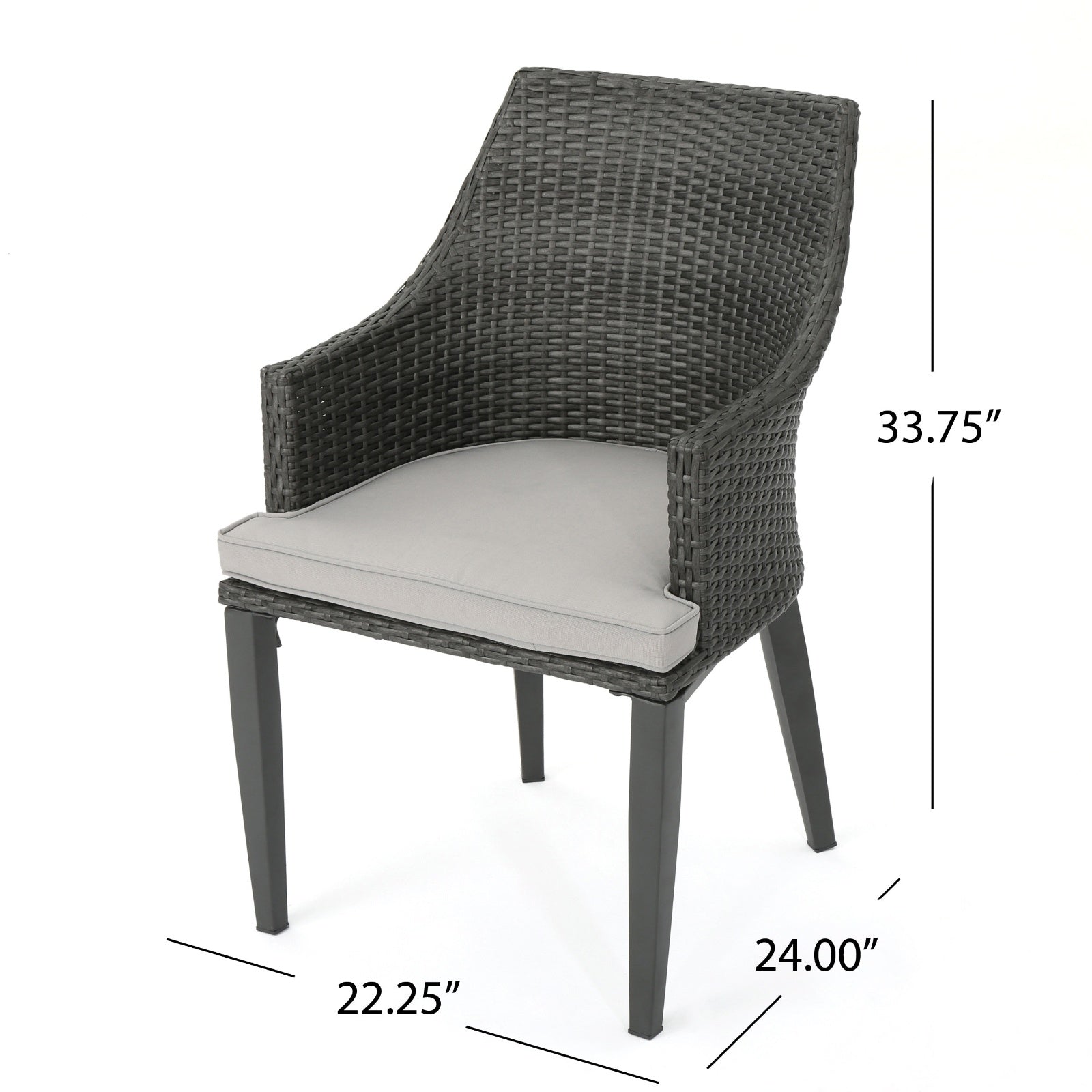 HILLHURST CHAIR   GREY MP2 Set Of 2