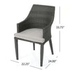 HILLHURST CHAIR   GREY MP2 Set Of 2