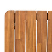 Acacia Wood Dining Table 6-Person Outdoor Table, Farmhouse Furniture For Patio, Garden, Backyard, Teak 180 LBS Weight Capacity 63L