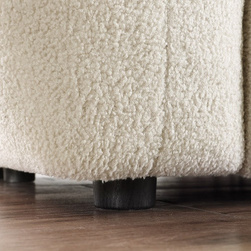 64.96 Length ,35.83 Deepth ,human Body Structure For USA People, Marshmallow Sofa,boucle Sofa ,2 Seater