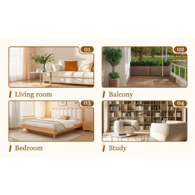 Double Rectangular Coffee Table. The Board Surface Is MDF, With White Stickers, And Both Sides Are Transparent Tempered Glass. Suitable For Living Room, Bedroom And Other Occasions