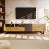 Modern TV Stand For 80'' TV, Double Storage, Media Console, Entertainment Center