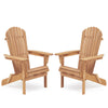 Wooden Outdoor Folding Beach Chair Two-piece Set