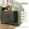 Metal Storage Cabinet With Doors And Adjustable Shelves, Steel Garage Storage Cabinet, Metal File Cabinet For Home Office School Gym, Black