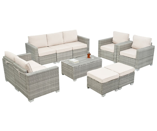 10 Piece Patio Furniture Set