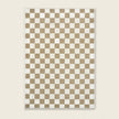 Retro Classic Checkerboard Vertigo Rug Living Room Bedroom