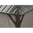 10x10FT Patic Gazebo,aluminum Gazebo With Steel Canopy,Outdoor Permanent Hardtop Gazebo Canopy For Patio, Garden,