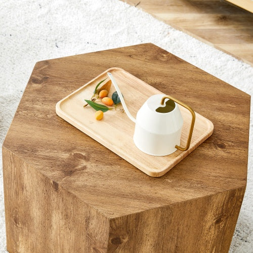 Modern MDF Coffee Table, With Complex Texture Patterns, Style And Texture Coffee Table To Redefine Your Interior Decoration And Enhance Your Living Space, Stylish And Durable Design