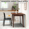 47.2 Rectangle Dining Table For 4, MidCentury Modern Kitchen Table With Rubber Wood Legs For Dining Room, Walnut