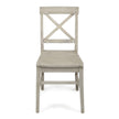 Acacia Wood Dining Chairs, Light Grey Wash, 21D X 17.75W X 35.5H Inch  Set Of 2
