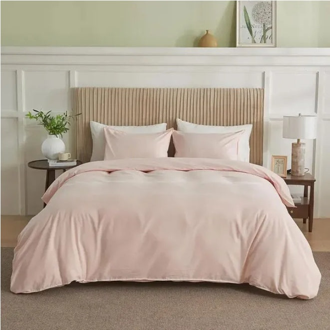 Serta Simply Clean Solid Duvet Cover Twin