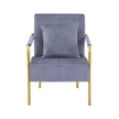 Modern Velvet Accent Chair For Living Room