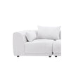 144  Sectional Couch Sofa With Ottoman,Soft Sofa Set With Ottoman For Home- Beige, Part Of Corner