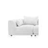 144  Sectional Couch Sofa With Ottoman,Soft Sofa Set With Ottoman For Home- Beige, Part Of Corner
