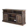 Media Console Table With Storage Cabinet, Mid Century Style Entertainment TV Table, Multipurpose Sliding Door TV Cabinet Large Storage Space,