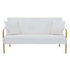 Modern Velvet Loveseat Sofa For Living Room