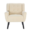 Modern Soft Teddy Material Ergonomics Accent Chair Living Room Chair Bedroom Chair Home Chair With B
