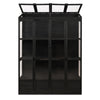 TOPMAX 78-inch Wooden Greenhouse Cold Frame With 4 Independent Skylights And 2 Folding Middle Shelve