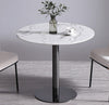 Chair Marble Small Round Table Table And Chair Iron Art