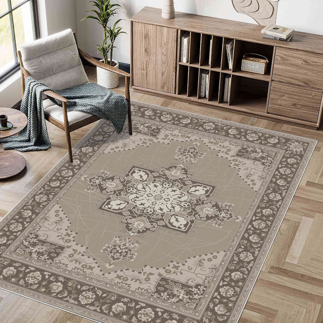 Bohemian Style Foldable Washed Cashmere Living Room Carpet