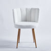 Modern White Dining Chair 2-piece Set