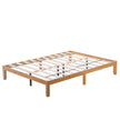 Large Wooden Platform Bed Frame, No Spring Box Required, Solid Wood Batten Support, Easy To Assemble