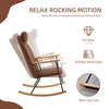 Modern Rocking Chair Comfortable Side Chair For Nursery, Bedroom, Living Room