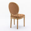 French Style Solid Wood Frame Antique Painting,Hand-pulled Buckle Decoration PU Artificial Leather D