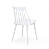Farmhouse Spindle Back Dining Chairs, Set Of 2, White