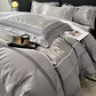Light Luxury High-grade Yarn-dyed Four-piece Jacquard Beddings