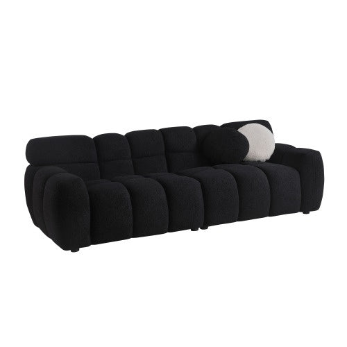 87.4 Length ,35.83 Deepth ,human Body Structure For USA People, Marshmallow Sofa,boucle Sofa ,3 Seater