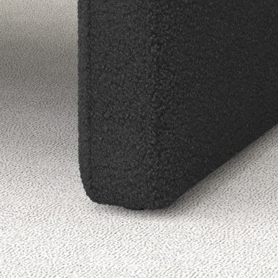 Single Sofa Chair, Upholstered Comfortable Chair With Armrests, For Dining Room Bedroom  Living Room Reception   BLACK 30.9X30.51X30.11