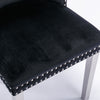 Nikki Modern Velvet Upholstered Dining Chair - Solid Wood, High-end Tufted