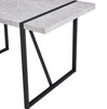 Modern Dining Table, 55 Inch Kitchen Table For 4 People, Rectangular Dinner Table For Dining Room, Home Office, Living Room Furniture, Easy Assembly,