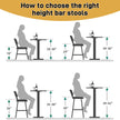 2pcs Bronze Color, Beige Cushion, Cast Aluminum Bar Stool