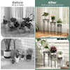 Decorative Flower Display Holder With Ceramic Top For Patio