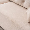 LY-029 APRICOT COMPRESSION SOFA 4-seater Combined Sofa, Wood Grain Chenille Fabric, Full Sponge Compression Sofa,combined Sofa With 2 Pillows For Living Home Furniture Apartment