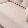 LY-029 APRICOT COMPRESSION SOFA 4-seater Combined Sofa, Wood Grain Chenille Fabric, Full Sponge Compression Sofa,combined Sofa With 2 Pillows For Living Home Furniture Apartment