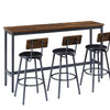 Industrial-style Bar, Table And Chairs